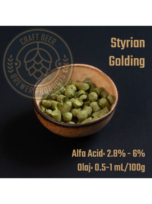 Styrian goldings aromakomló pellet 20g.