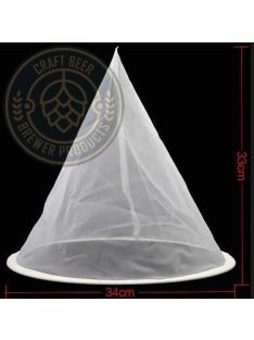 90 mikronos finomszűrőzsák, fém merevítéssel