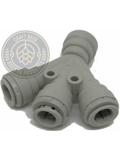 3/8"-os (9.5mm) 3 utas elosztó