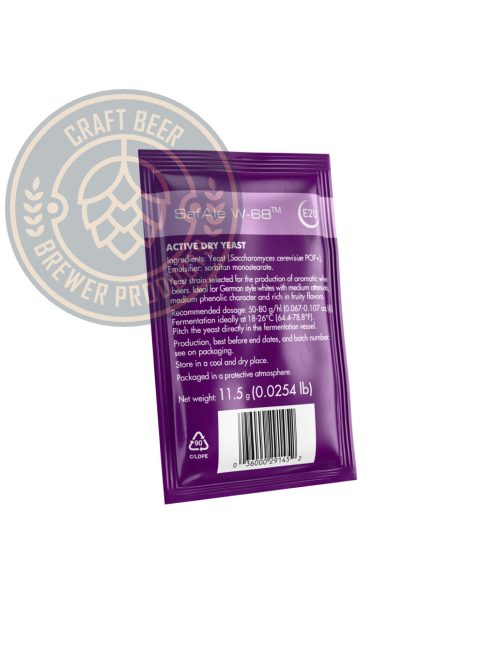 Safale  W-68  Sörélesztő